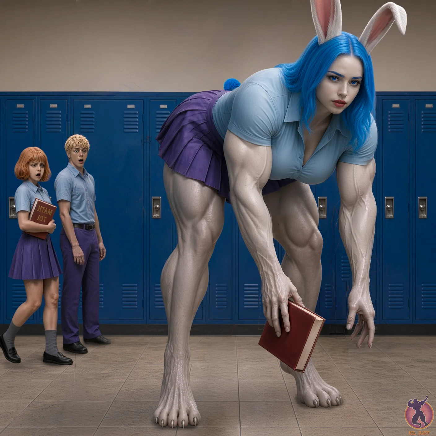 Tammy bending over